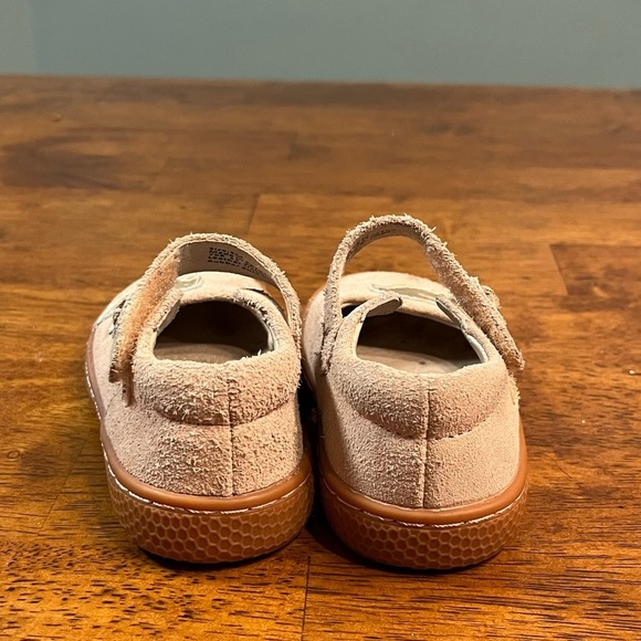 Livie & Luca pink champagne bird suede mary Jane’s size 5 - Picture 7 of 8